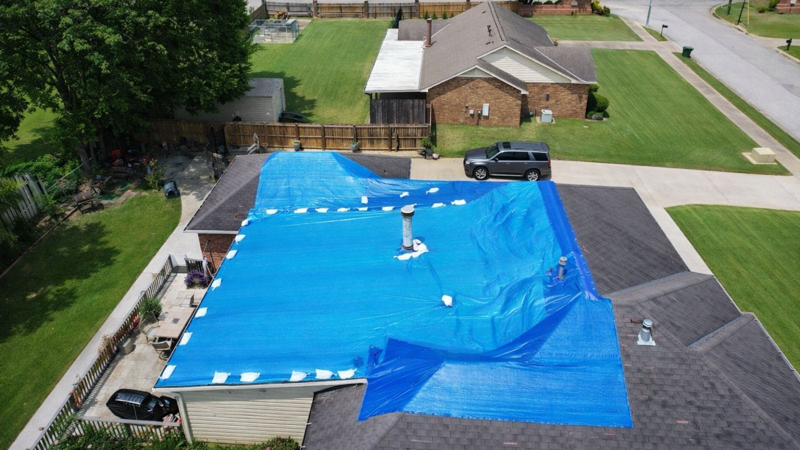 Roof Tarping in the Montgomery River Region