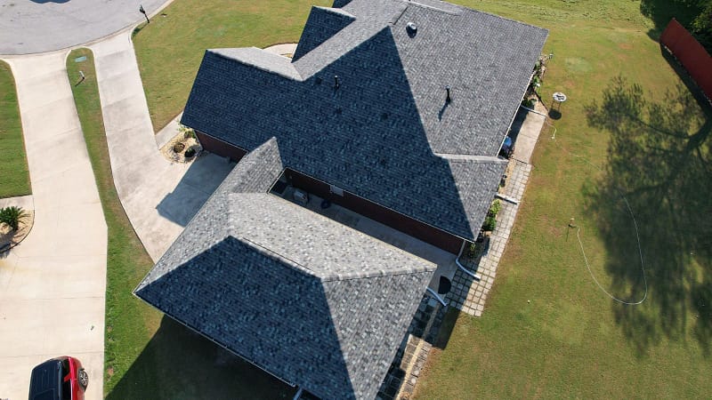 Aerial View of Montgomery Roof